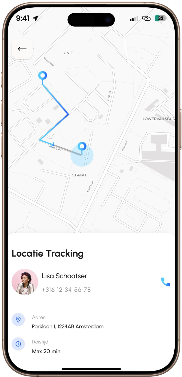 Altijd Veilig – Live locatie tracking